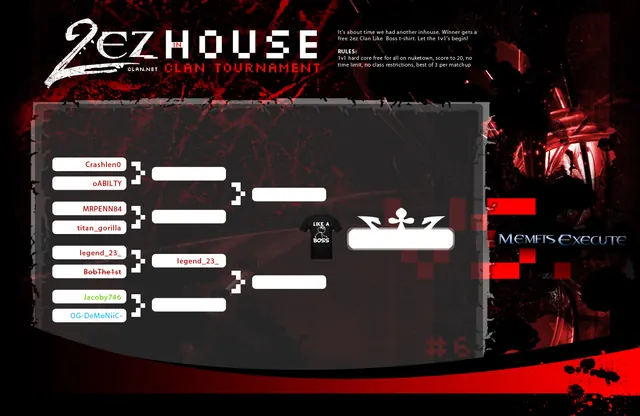 2ezHouse, 2013 bracket, April 2013